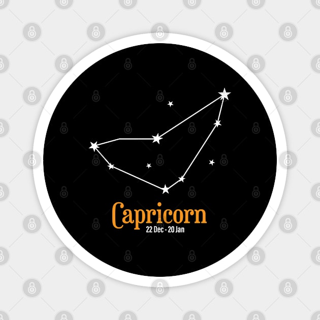 CAPRICORN ZODIAC Magnet by Firebox store